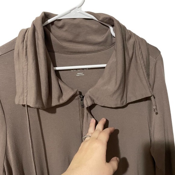 Soft Surroundings Light Brown Loraine Tunic w/Pockets - Picture 4 of 8